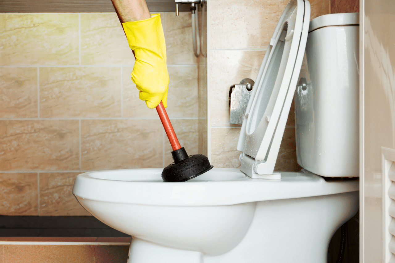 pulire bagno intasato