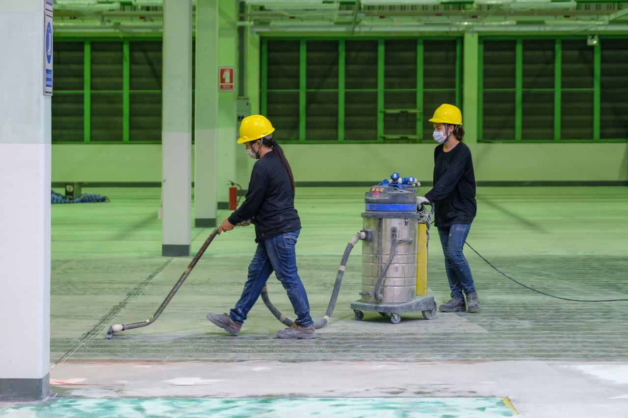servizio pulizia pavimenti industriali roma