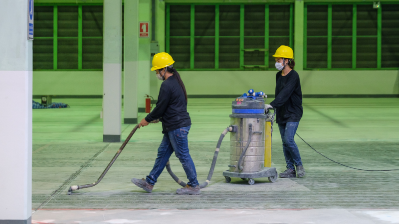 servizio pulizia pavimenti industriali roma